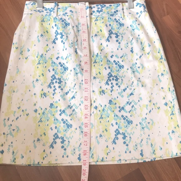 Magaschoni multi coloured stretchy mini skirt 4 - Picture 9 of 12